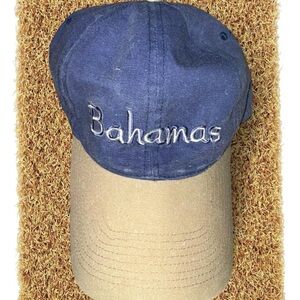 Bahamas Blue and Tan Cap